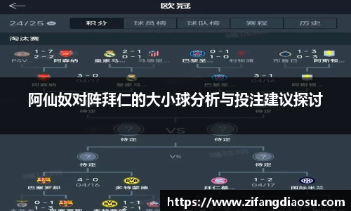 阿仙奴对阵拜仁的大小球分析与投注建议探讨